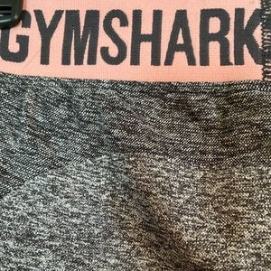 Gymshark Gray Leggings with Pink Band